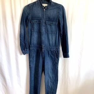 Madewell Chambray Denim Jumpsuit - Size XXS